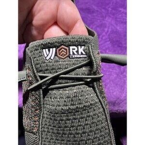 LARNMERN WORK Black Safety Work Shoes SB Lace-Up Men’s US 8 Wide